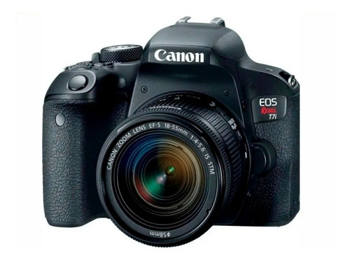 Canon Eos Rebel Kit T7i + Lente 18-55mm Is Stm Dslr