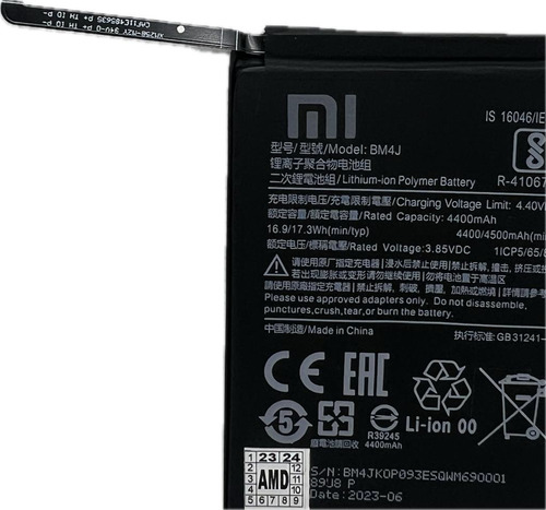 Flex Carga Bateria Bm4j Xiaomi Redmi Note 8 Pro Nova +nf +ga
