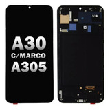 Modulo Para Samsung A30 A305 Oled Con Marco Display Touch 