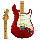 Guitarra Tagima Tg 540 Woodstock Tw Series Vermelho Orientação Da Mão Destro Cor Vermelho (mr Lf/mg) Material Do Diapasão Maple