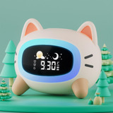 Winshine Reloj Despertador Para Niños Gato, Ok Para Desperta