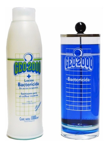 Jarra Y Liquido Sanitizante/bactericida Para Tijeras
