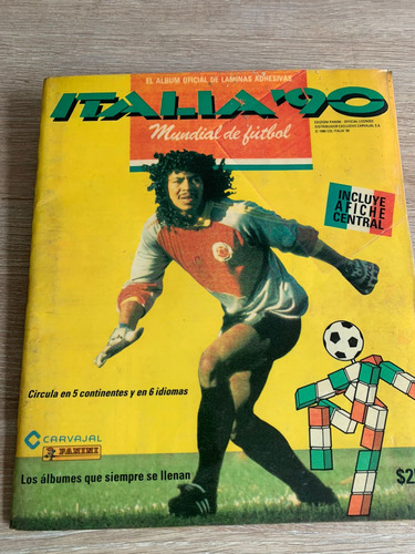 Album Panini Mundial Italia 90 Completo. Muy Buen Estado