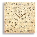 3drose Notas Musicales Grunge - Partituras Vintage - Notació