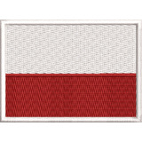 Patch Bordado Bandeira País Polonia Colete Jaqueta Moto