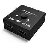  Switch Hdmi Bi-direcional 4k Ultra Hd 3d