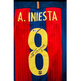 Jersey Andres Iniesta Autografiado