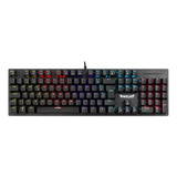 Teclado Mecanico Gamer Tgt Sherman V2, Rainbow, Abnt2,