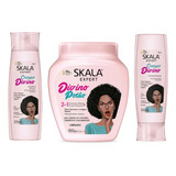 Kit Skala Crespo Divino Shampoo+condicionador+creme 