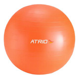 Bola Suiça 55 Cm C/ Bomba - Yoga Pilates Fitness Ribermedica Cor Laranja