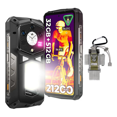 Celular Ulefone Armor 29 Pro Thermal Imaging 5G Dual Sim Teléfono robusto 512 GB ROM 16+16 GB Ram Smartphone 6.67 pulgadas 21200 mAh Vision Nocturna Cámara 64 mp | Meses sin interés