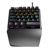 Teclado Mecanico Gamer Single Hand Rgb 35 Teclas Inker K-7