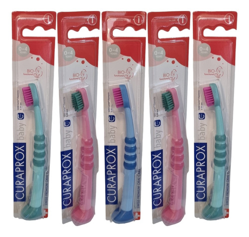 5 Cepillo Dental 4260 Curakid Baby Ultra Soft Curen  *aleman