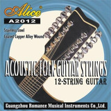 Encordado Alice A2012 Guitarra 12 Cuerdas En Acero