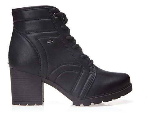 Bota Coturno Feminina Salto Baixo Tratorado G9601 Dakota 