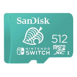 Memoria Micro Sd De 512 Gb For Nintendo Switch 4k 100 Mb/s