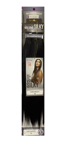 Extensión Cabello Fibra 100% Natural Human Touch Silky 18in