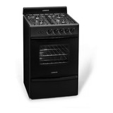 Cocina A Gas Longvie 12331g 56cm Grafito Cajón Parrilla