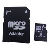 Tarjeta De Memoria Micro Sd Máximo 32gb Con Adaptador Sd