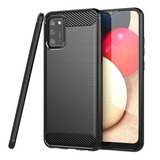 Funda Fibra De Carbono Compatible Con Samsung A02s