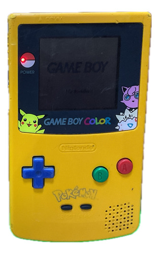 Gameboy Color Edición Pikachu Original Funcional Garantizado