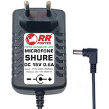 Fonte 15v Para Microfone Wireless Shure P9 Ps9 Sbc-dc Axt610
