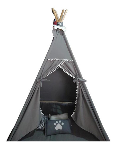 Casa Perro Mascota Gato Teepee Tipi Raza Grande Cama Cojín 