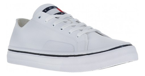 Tenis Tommy Hilfiger Em0e M01047 Ybr White Tommy Jeans Hombr