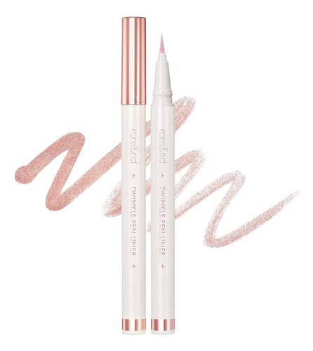 Rom&nd Twinkle Pen Liner 0.5gr Delineador Con Glitter