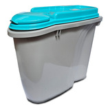 Porta Ração Pote Tampa Cães Gatos Dispenser 8l 3,5kg