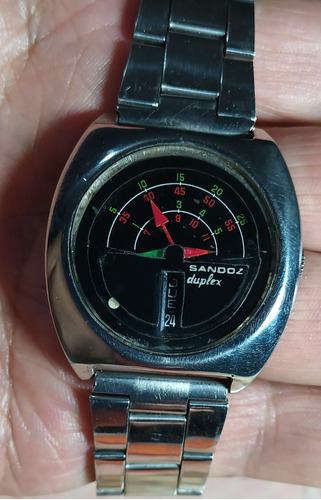 Vendo Bonito Reloj Marca Sandoz Duplex Automático Suizo 