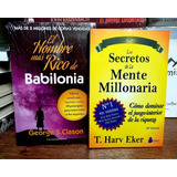 2x1 Secretos De La Mente Millon + Hombre Más Rico Babilonia 