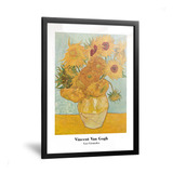 Cuadro Los Girasoles Van Gogh Enmarcado Con Vidrio 20x30cm