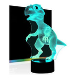 Lamparas Led Luces De Colores 3d Dinosaurio Regalo Creativo