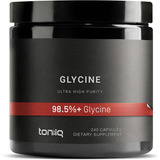 L-glycine Glicina Pura Concentrada 1300mg Pureza 99% 240caps