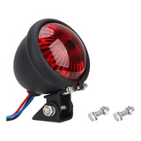 Stop Porta Placa Led Luz De Freno Universal Moto Cafe Racer