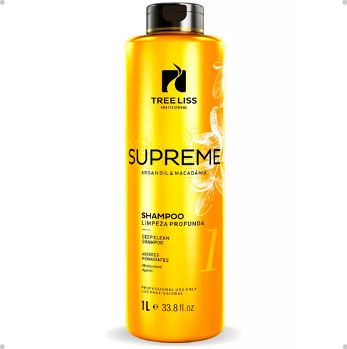 Shampoo Argan Limpeza Profunda Supreme 1l Tree Liss