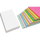 Kit Hojas Blancas (100pz) + Colores Pastel Surtidos (100pz)