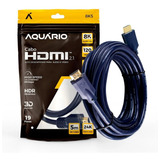 Cabo Hdmi 2.1 Gold Ultra Hd Resolução 8k 120hz 5 Metros + Nf