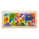 Puzzles De Juguetes De Madera For Niños De 3 A 6 Años.