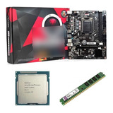 Kit Upgrade Core I5 3470 +placa Mãe H61 Lga 1155 + 16gb Ddr3