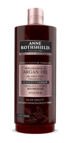 Acondionador Anne Rothshield Macadamia & Argan Oil 700 Ml
