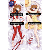 Almohada Asuka Evangelion / Hentai 70x25 Cm Con Relleno