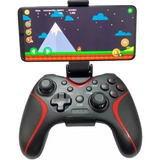 Joystick Gamer Bluetooth Gamepad Netmak 5 En 1 - Soporte Cel