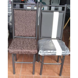 Set De 2 Sillas Tubulares Para Comedor