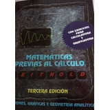 Matemáticas Previas Al Cálculo