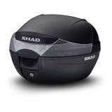 Baul Moto Shad Sh33 Top Case 33 Lts Con Base Marelli ®