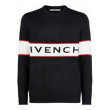 Suéter De Lana Con Logo Givenchy Paris