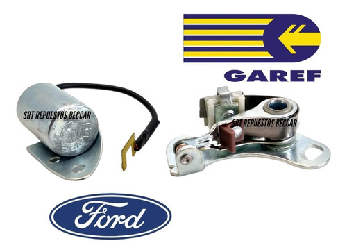 Platino Y Condensador Ford Falcon F100 6 Y 8 Cilindros 