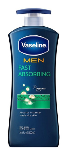 Vaseline Men Fast Absorbing Body - Locion Facial - 20.3 Oz